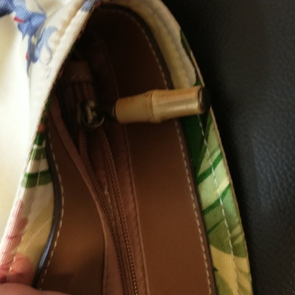 Fossil Vibrant Floral Canvas Handbag - Picture 5 of 9